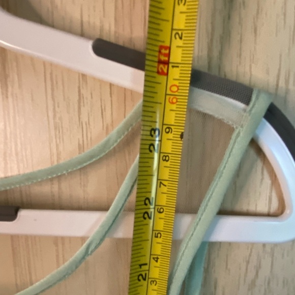 Renzo + Kai sequin mesh illusion tank size XS Mint Green - Picture 10 of 13